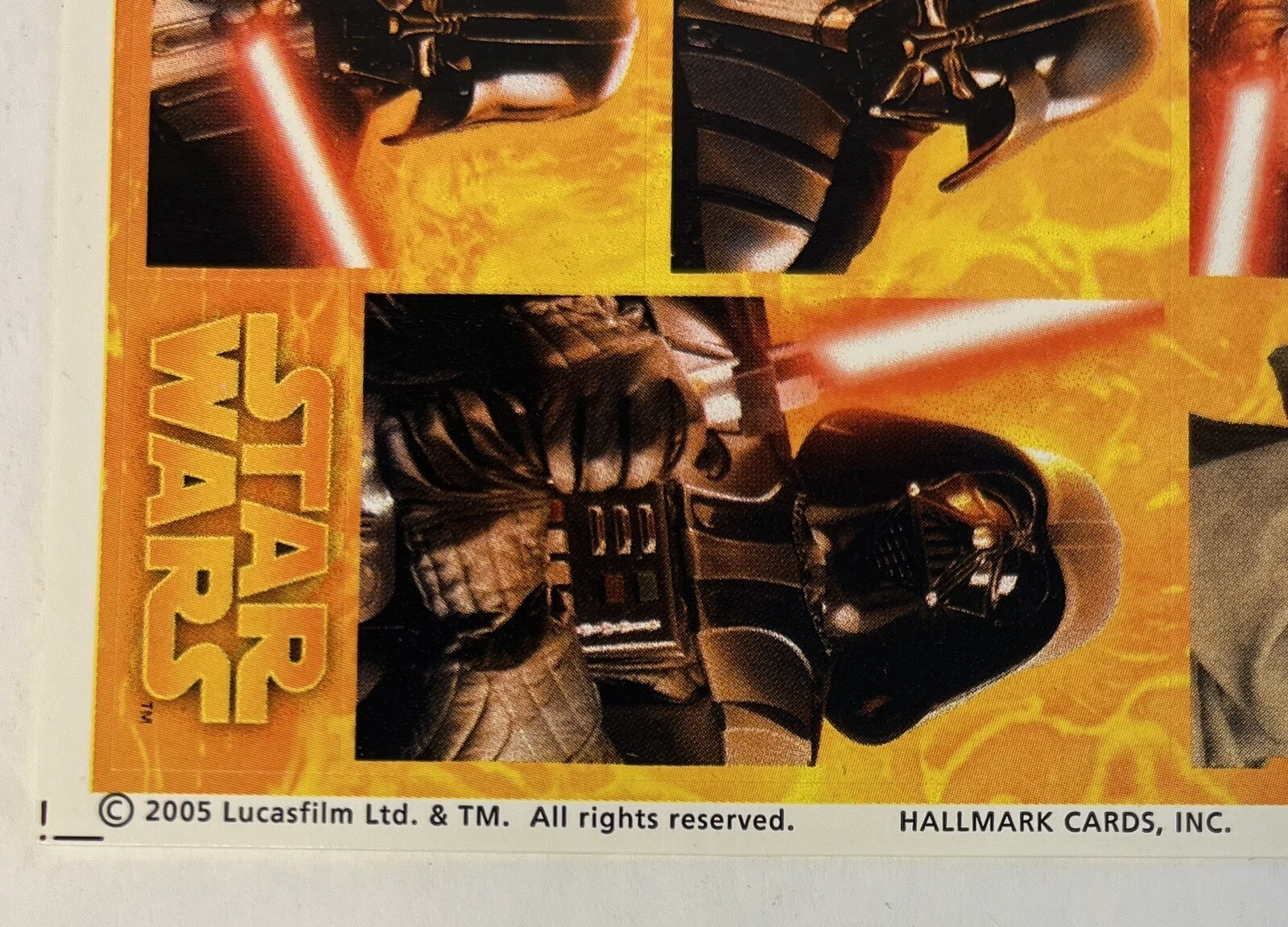 Star Wars Darth Vader & Yoda Stickers 3 Sheets