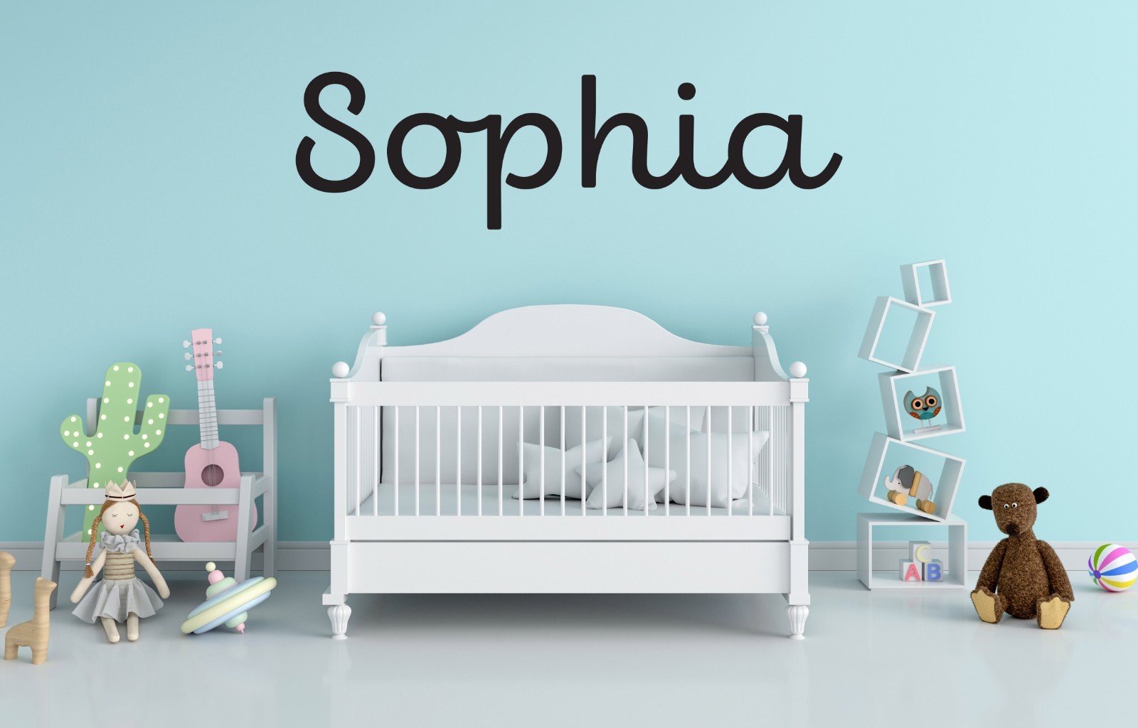 Personalized Vinyl Wall Decal Custom Name Text Large 12–72in Home Decor
