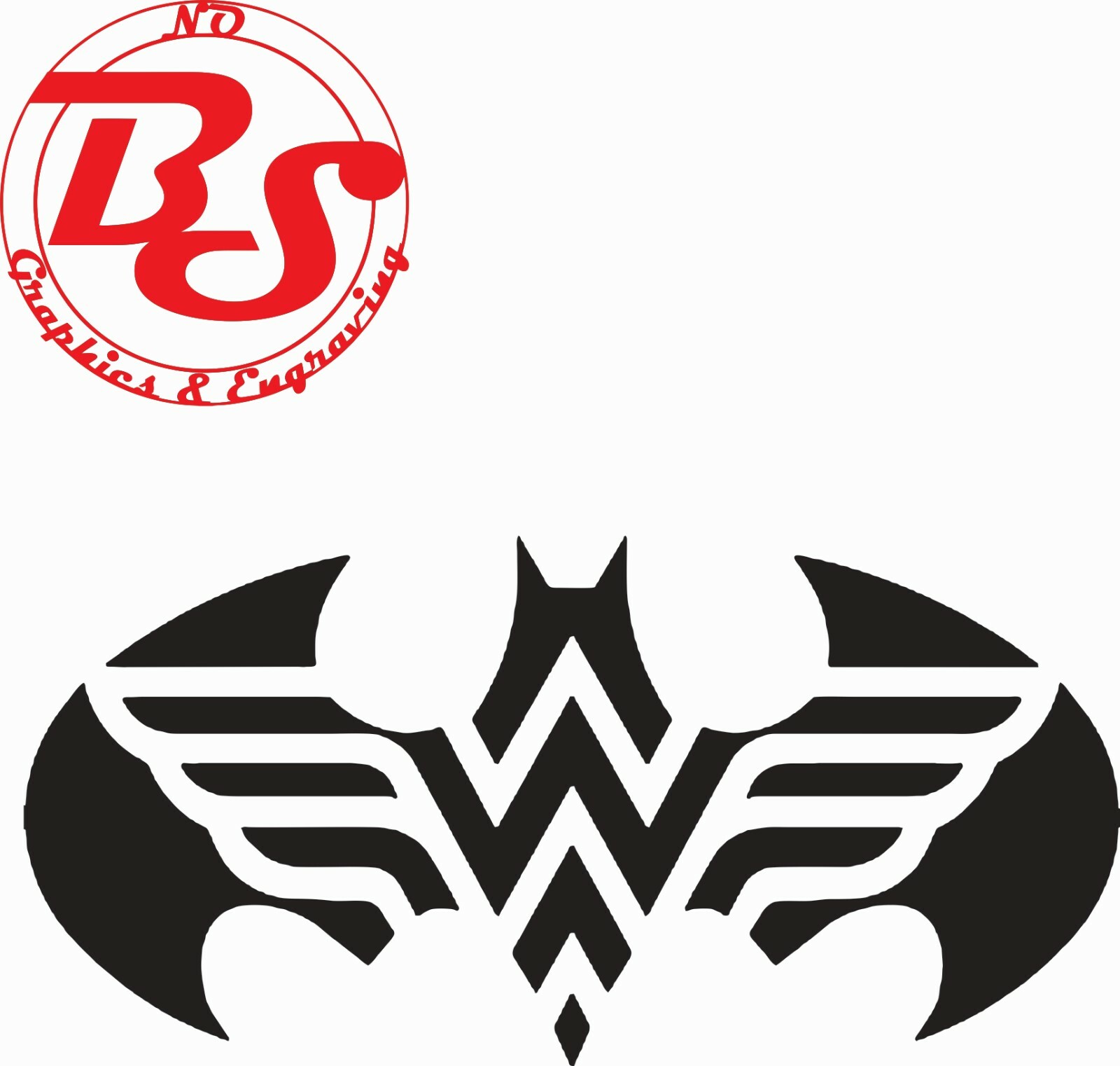 2-8" Superman Vinyl Decal Batman Cat woman Penguin WW Hero Window Sticker noBS