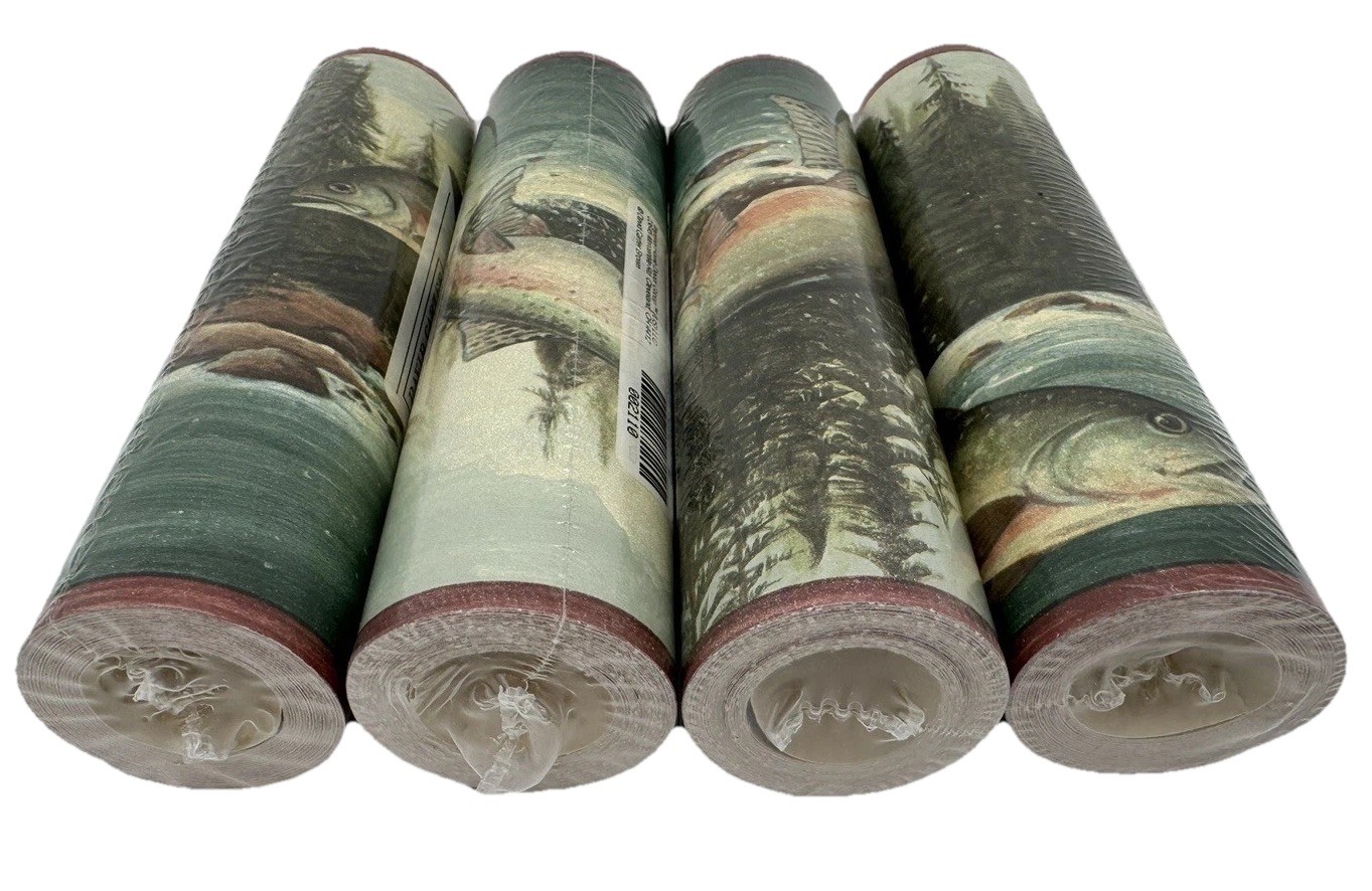 Wallpaper (4) Trout Stream Trees 9in X 20yd New Imperial David Carter Brown A