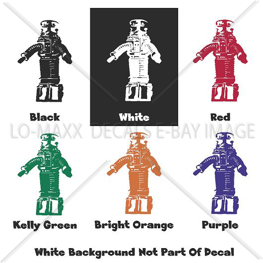 Lost In Space B-9 Robot Television Sci-Fi Series TV Character Cool Vinyl Sticker