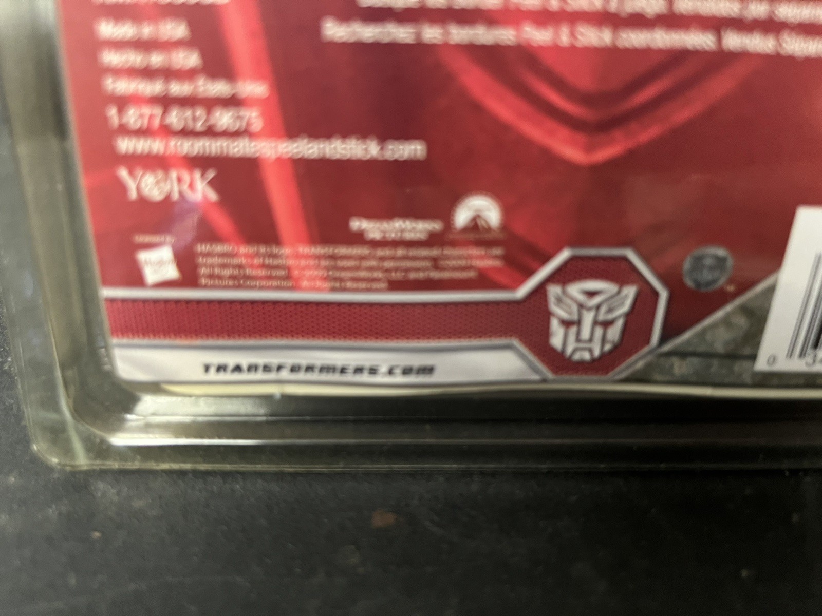 Transformers Peel & Stick Wall Decals Total – New!
