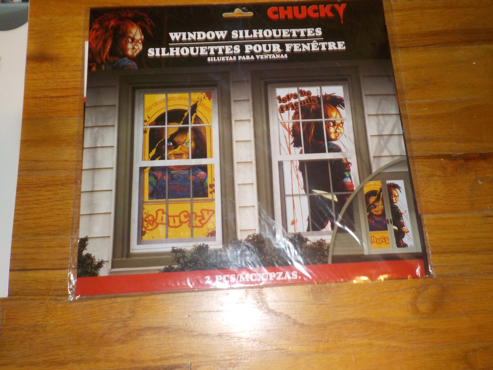 Childs Play Chucky Window Decoration/Silhouettes/Cutouts of It, Friday 13/Freddy