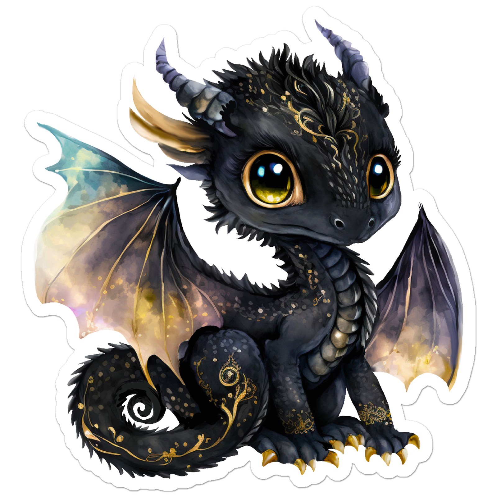 Cute Baby Dragon – Vinyl Decal Sticker – Car Window Laptop – ebn8723