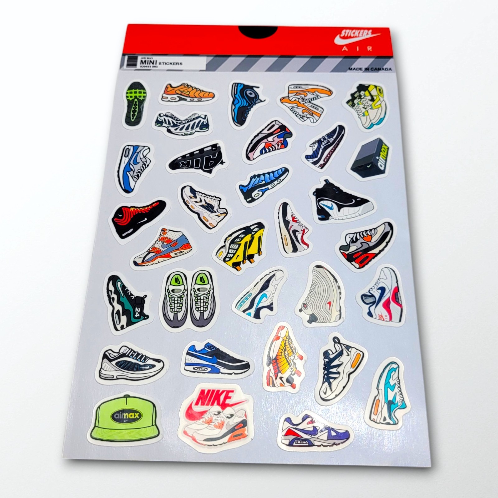 Nike Air Max SUPER CUTE mini sticker pack of 32 Dainty Supreme Stussy Kith