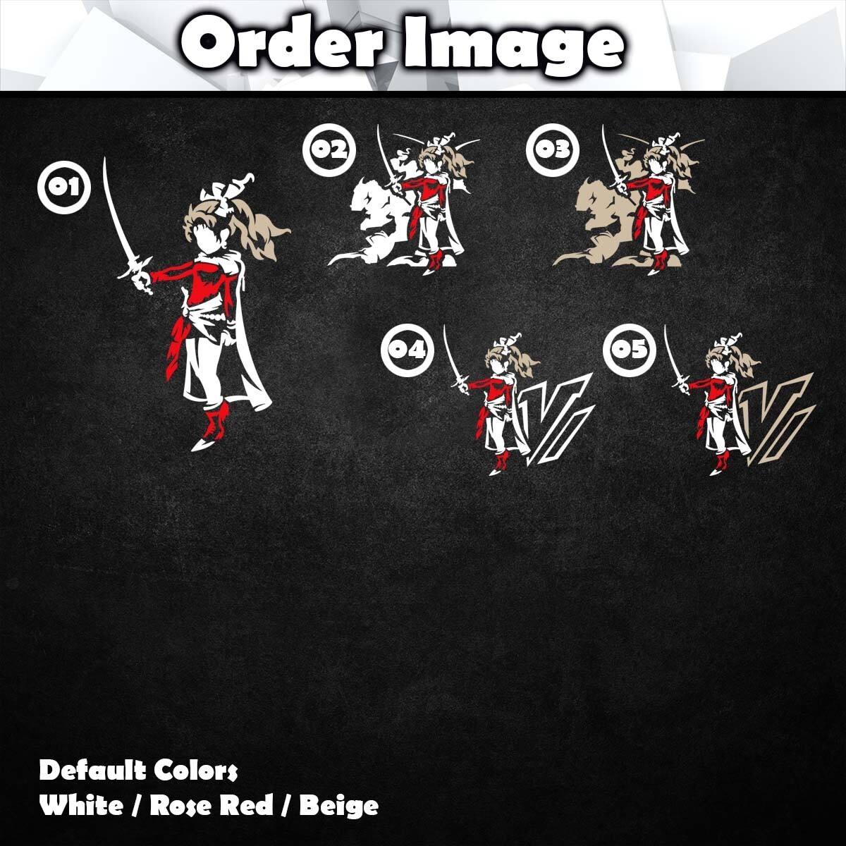 Terra Branford Vinyl Decal Sticker(Final Fantasy VI Car Laptop PC Tower Decor)