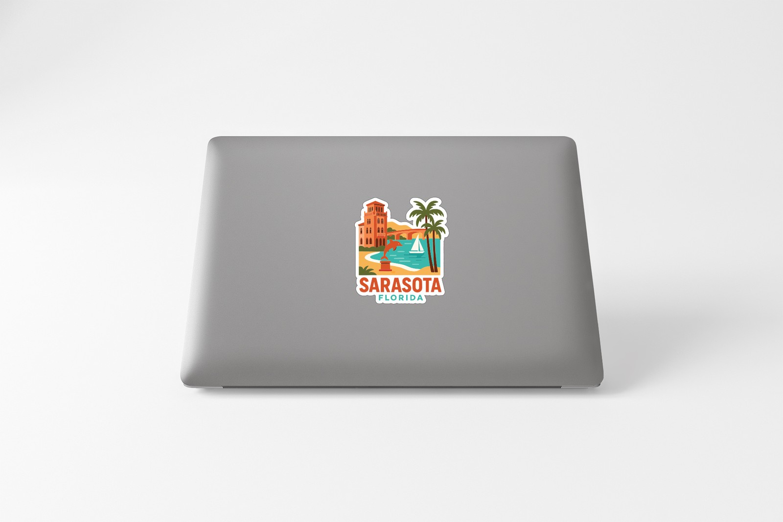 Sarasota Florida Sticker Decal Vinyl Die-Cut City Skyline Landmark Design