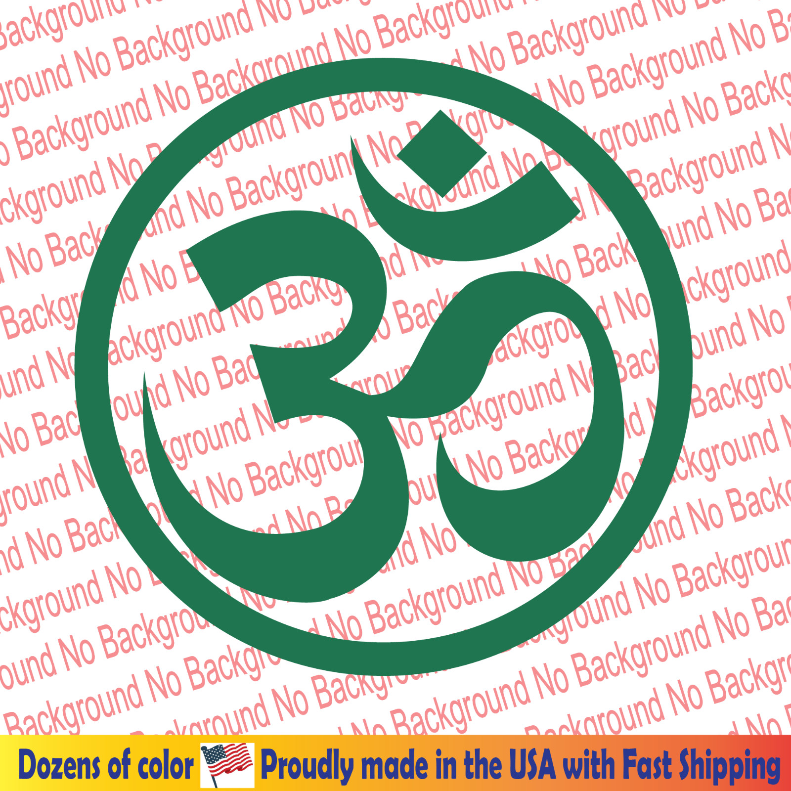 Om Symbol Decal Die Cut Sticker Hinduism Buddhism Buddha Essence Universe FY175