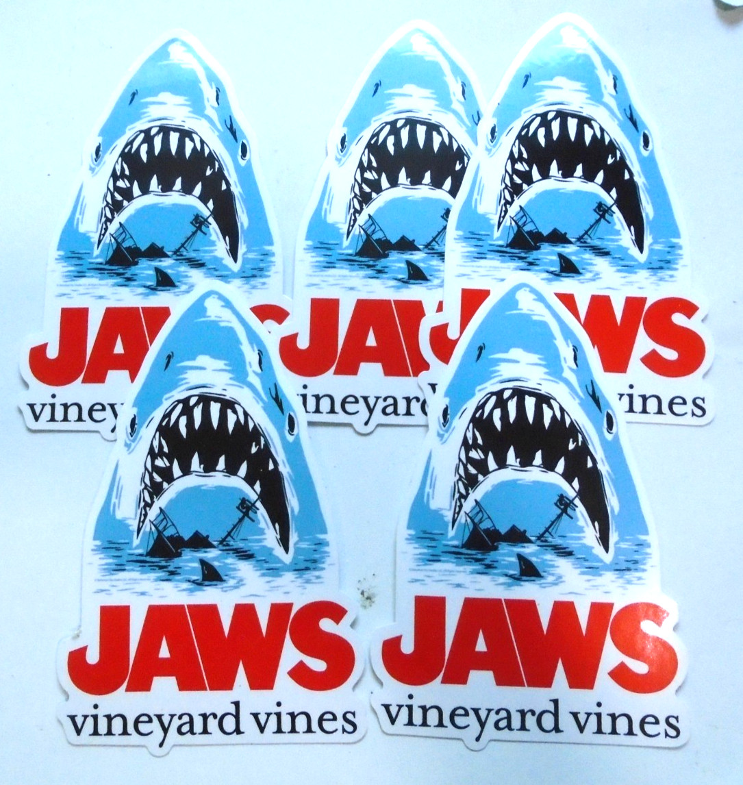 NEW Vineyard Vines x JAWS Sticker RARE 50th Anniversary