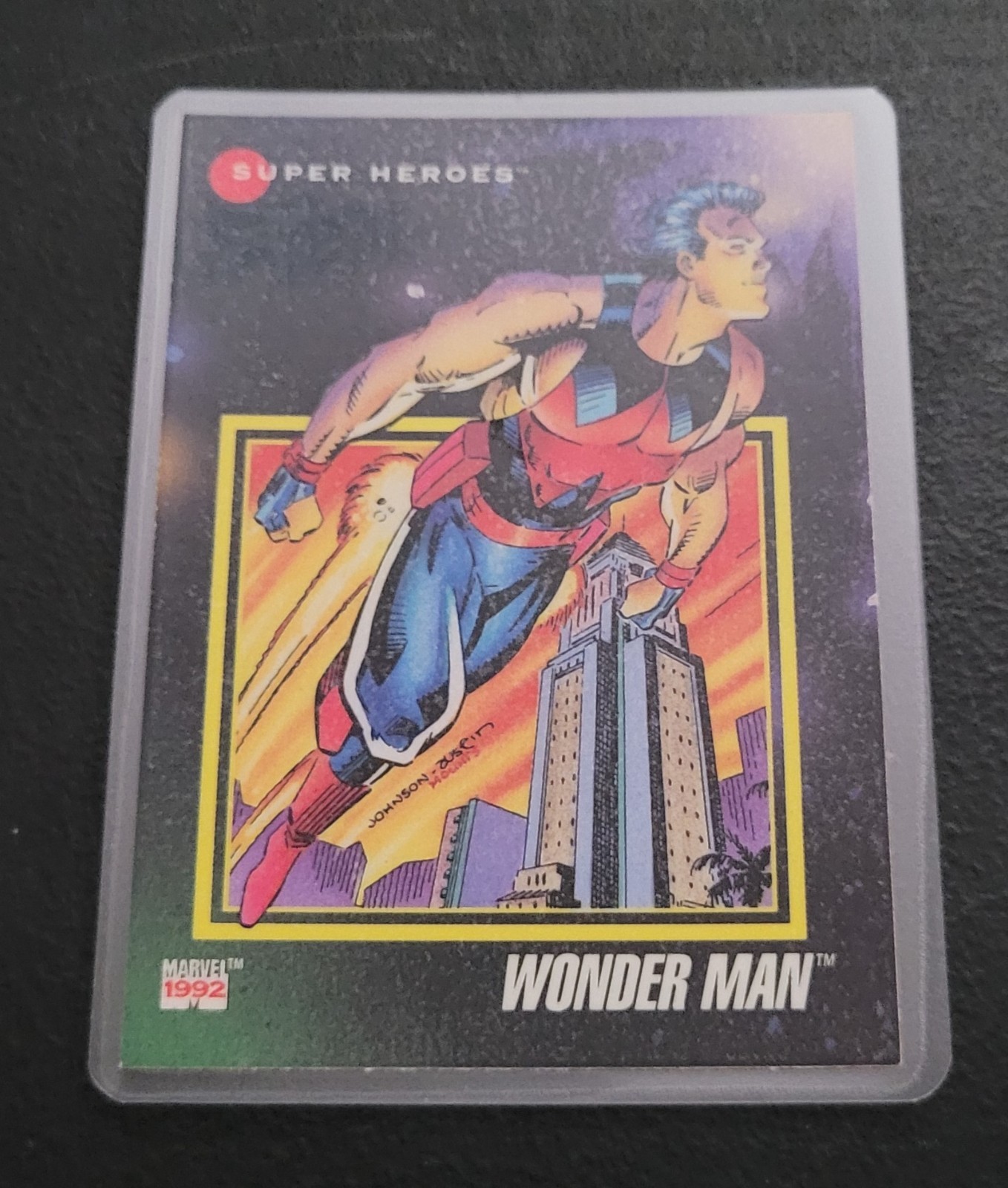 Impel Marvel Universe Superheroes Fridge/Locker/Cabinet Laminated Magnet 1990's