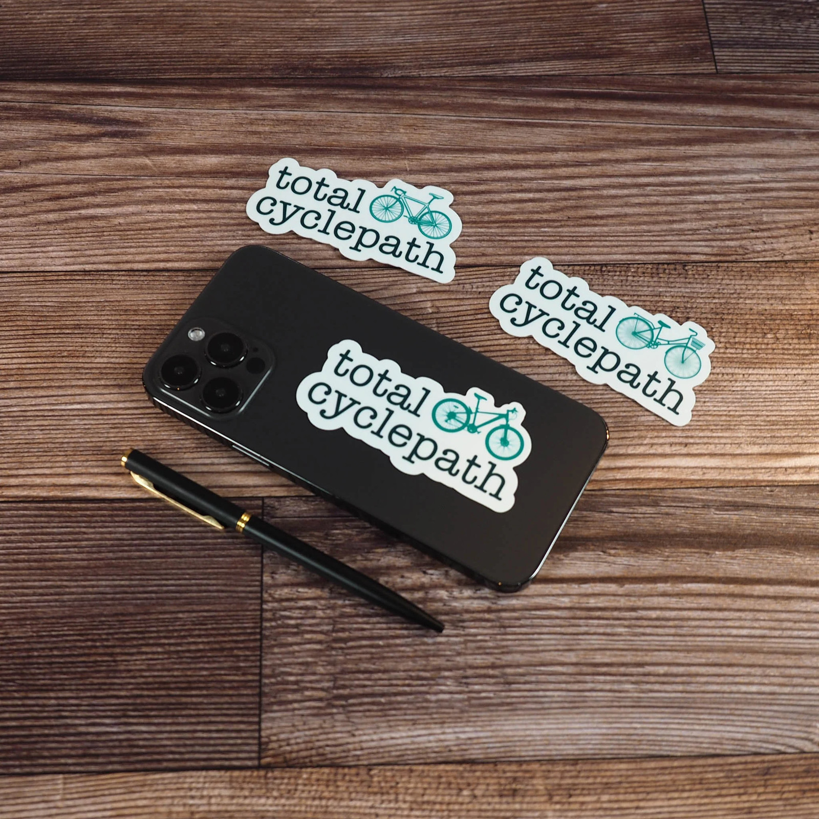 Total Cyclepath Biking Sticker – Bike Decal for Laptop & Water Bottle