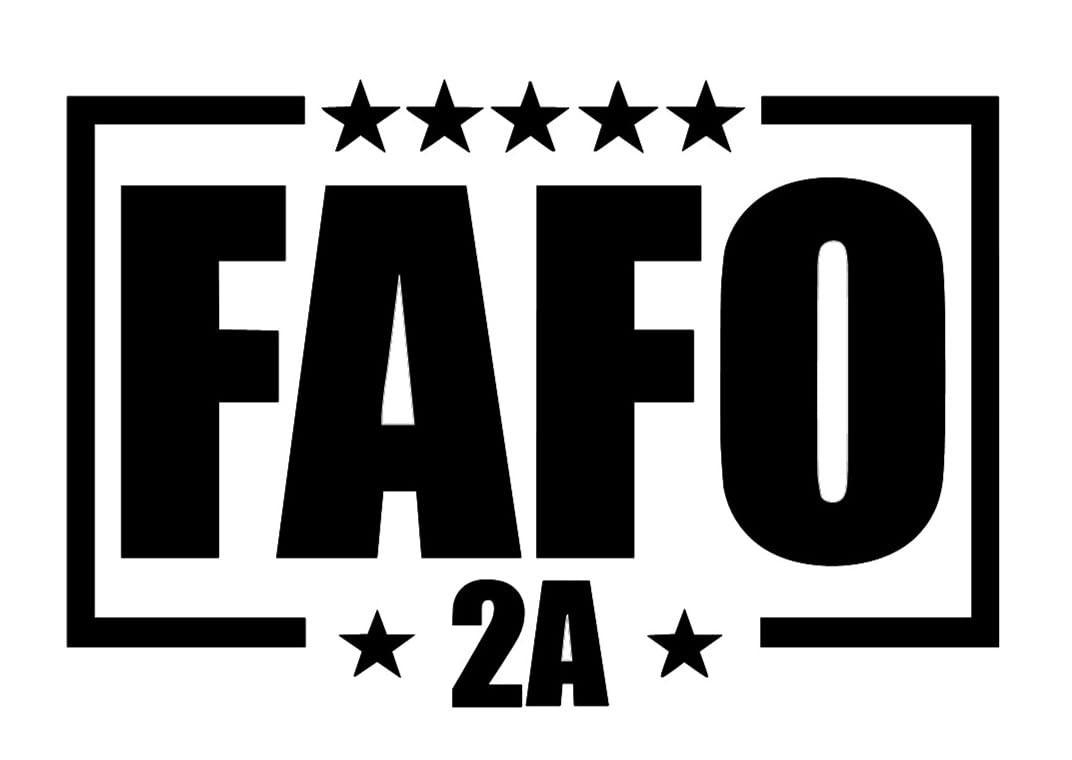 FAFO 2nd Amendment Sticker Decal Outdoor Vinyl Made in USA Veteran Owned