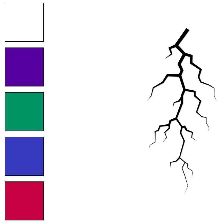 Lightning Bolt, Vinyl Decal Sticker, Multiple Colors & Sizes #6355