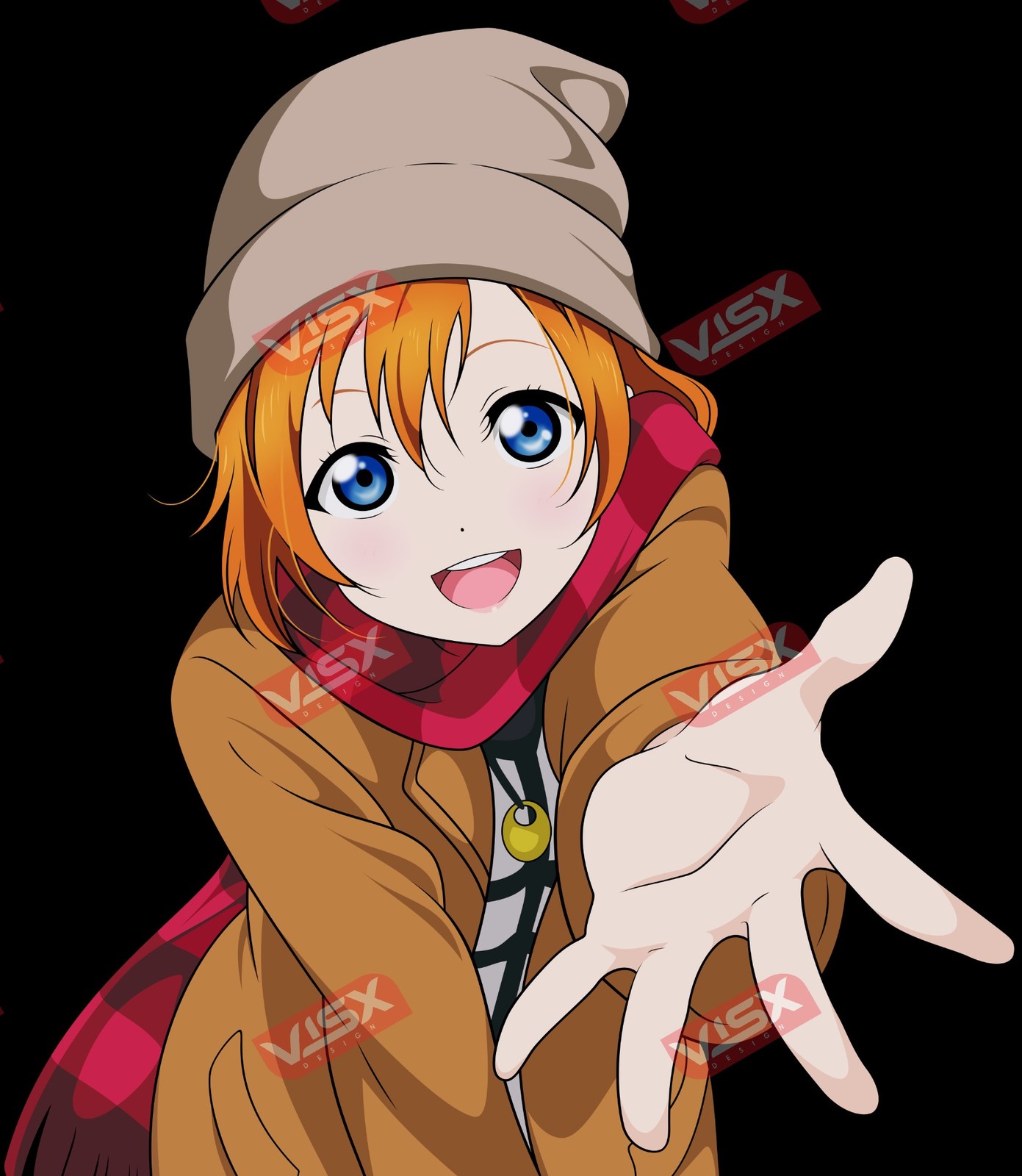Honoka Kousaka Love Live Anime Peeker bumper sticker car decal window auto vinyl