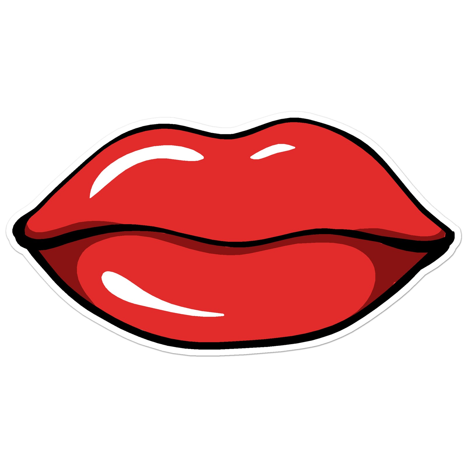 Lips Smile – Vinyl Decal Sticker – Car Window Laptop – ebn7610