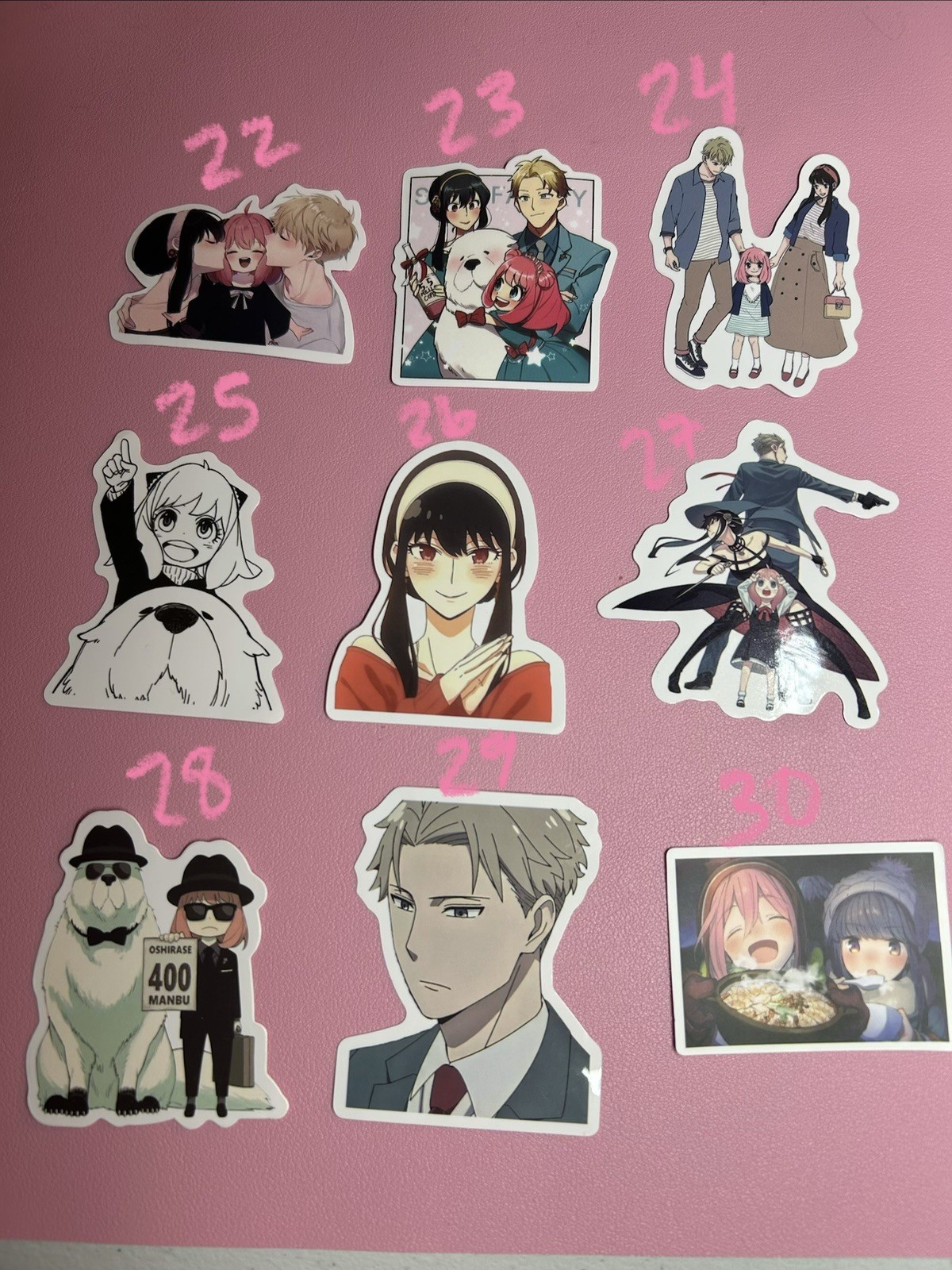 Spy X Family And More Anime Stickers