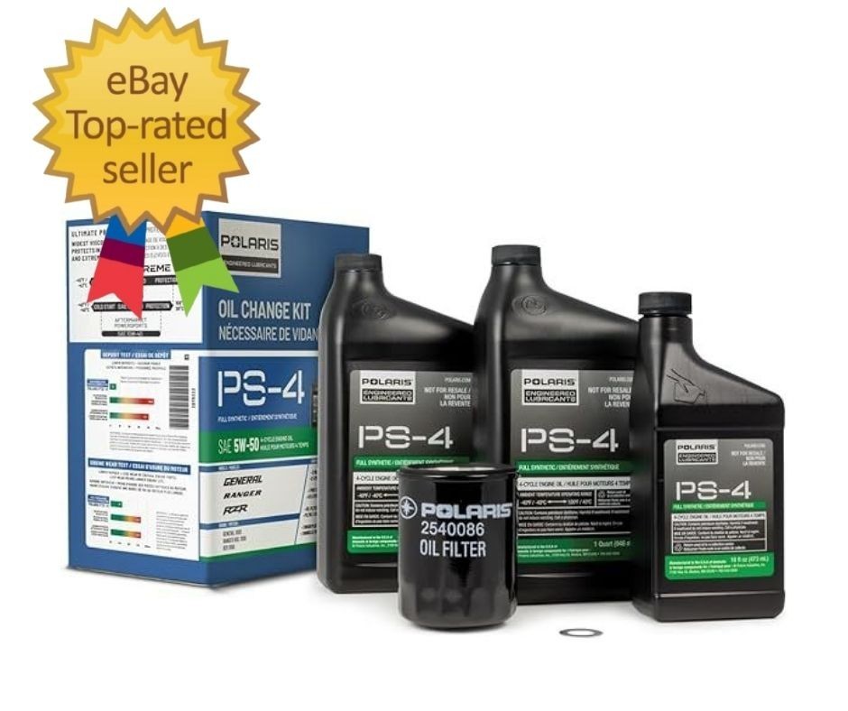 PS4 Oil Change Kit for Specific RANGER, GENERAL, RZR, ACE 900 XC Models With 4 S