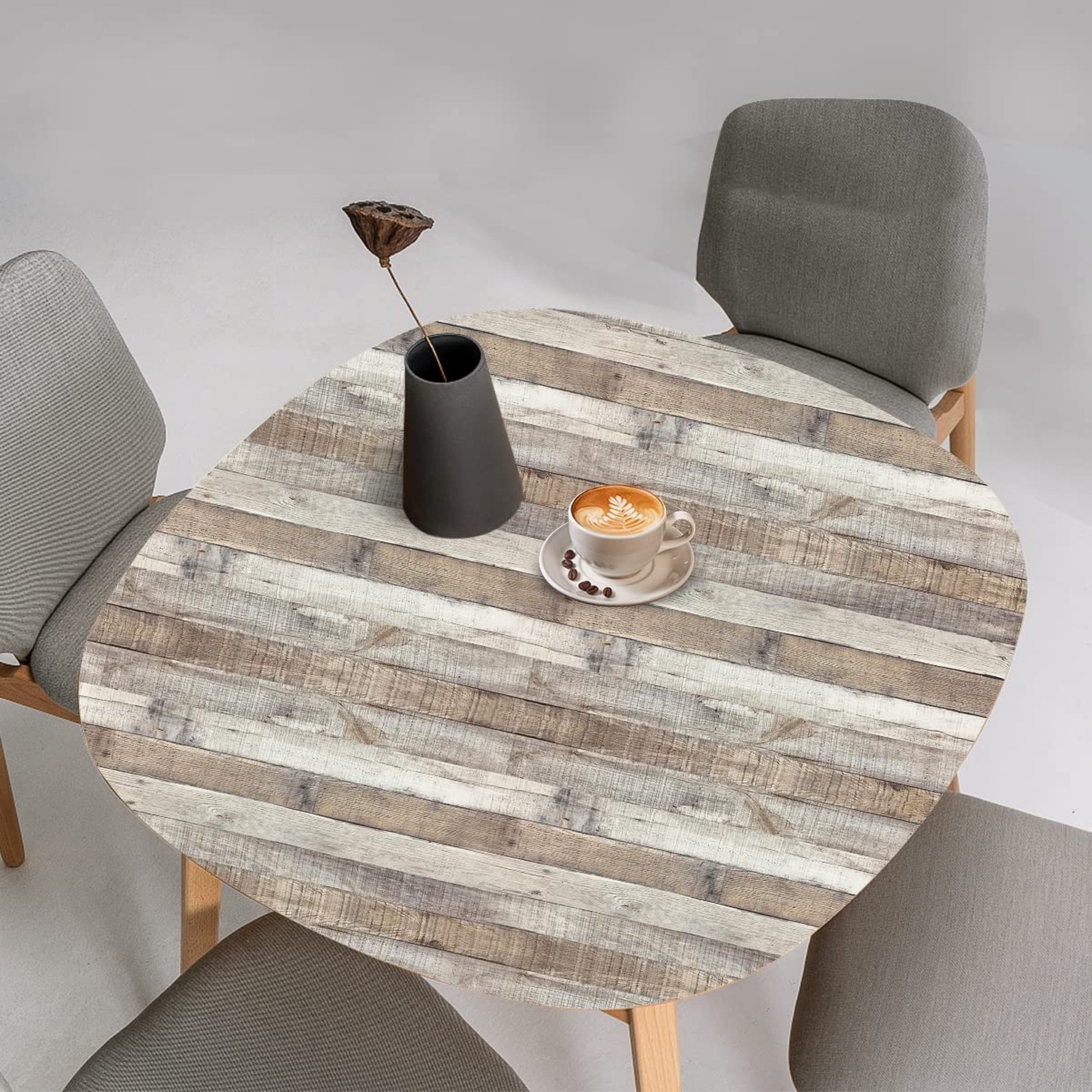 Vintage Wood Wallpaper Rustic Wood Wallpaper Stick and Peel Self Adhesive Dis…