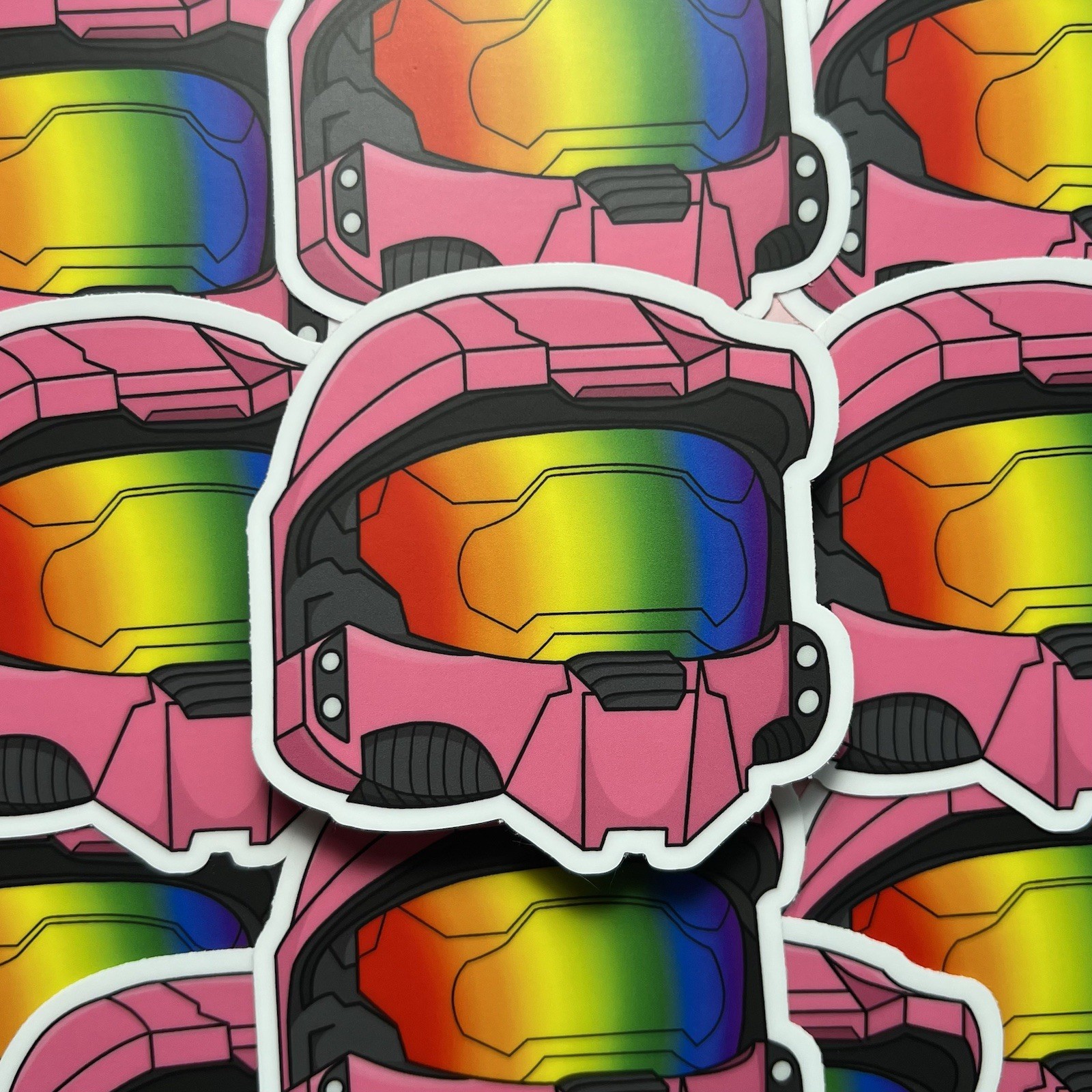 LGBT Donut from Red vs Blue Sticker