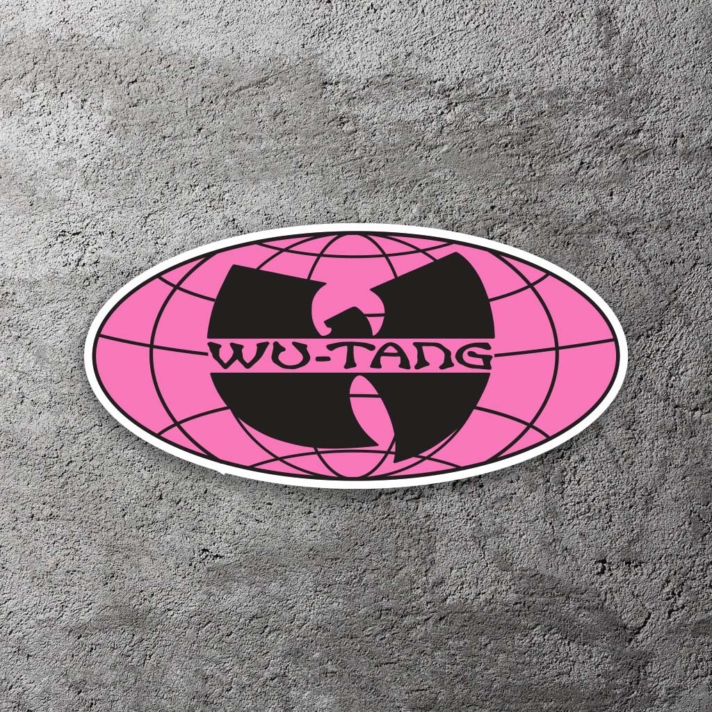 Wu-Tang Forever Black & Pink Vinyl Sticker 5" Wide – Includes Two Stickers