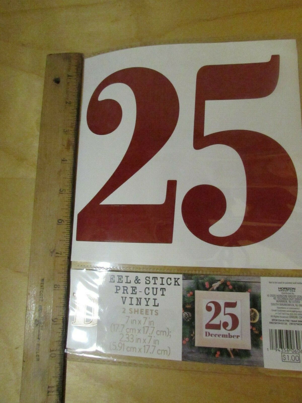 Target Bullseye Playground Christmas Peel & Stick Pre-Cut Vinyl