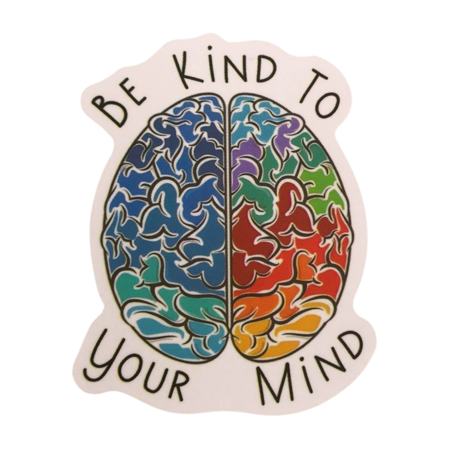 Mental Health Sticker: 'Be Kind to Your Mind'