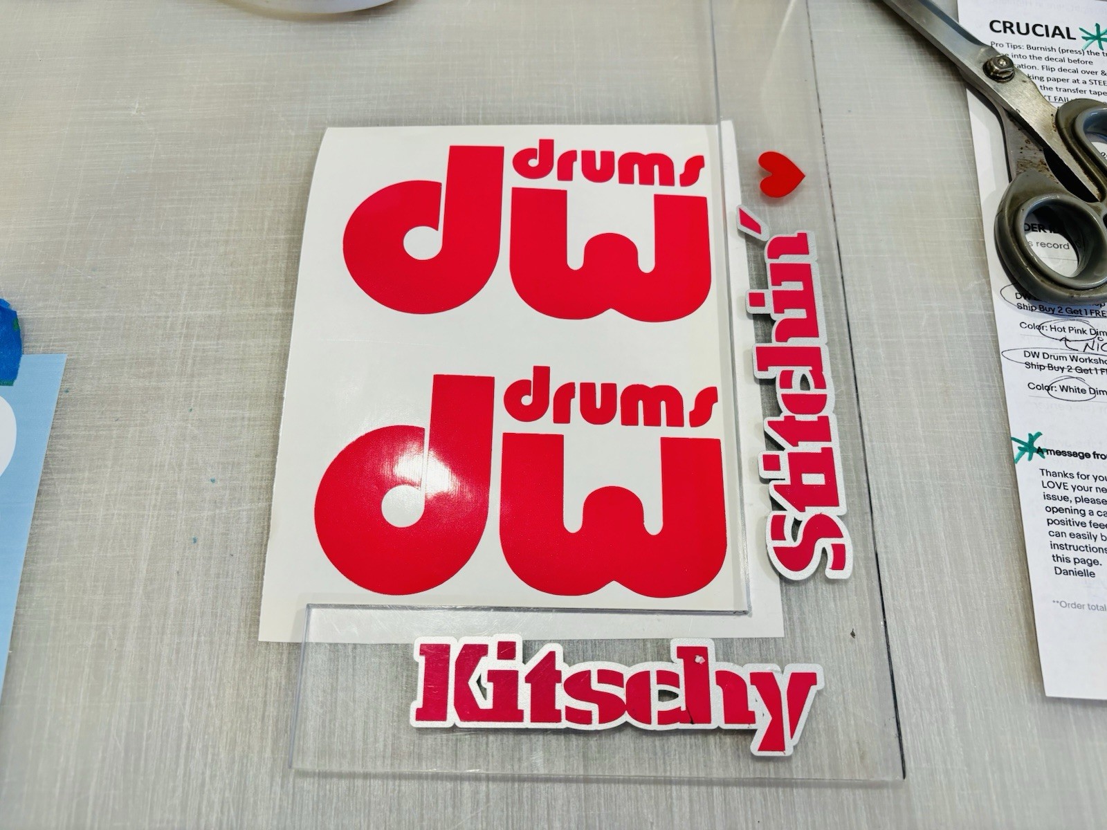Cymbal Brand Vinyl Decal MANY Sizes & Colors – FREE Ship + Buy 2 Get 1 FREE