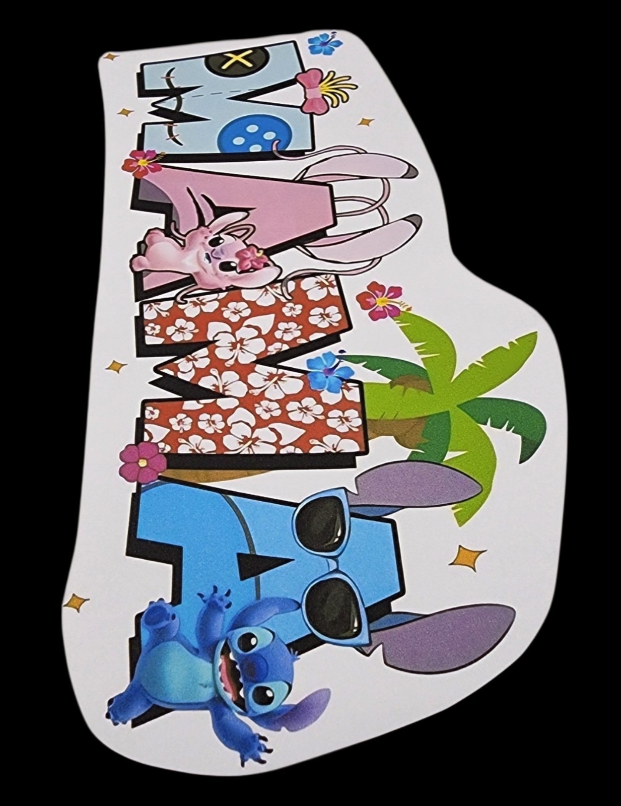 Lilo & Stitch Mama Inspired Waterproof Car Decal Vinyl Sticker Kid Movie Cartoon