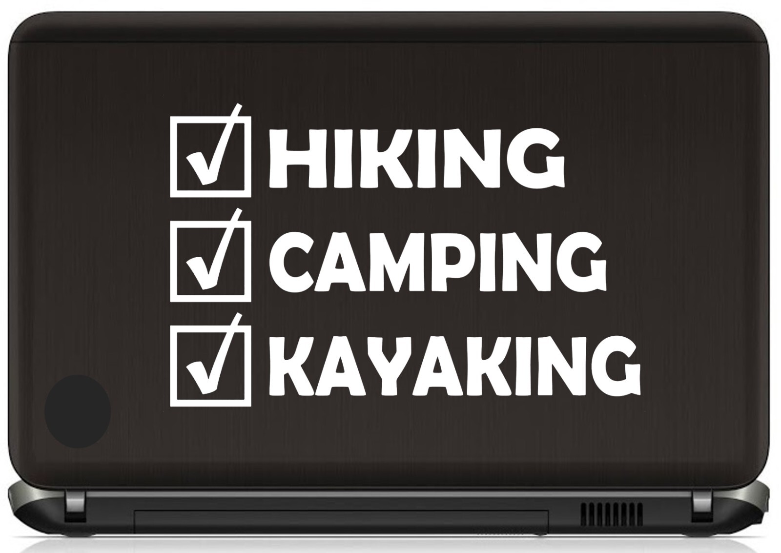 Hiking Camping Kayaking Outdoors Adventure Decal Sticker for Car Window BG 975