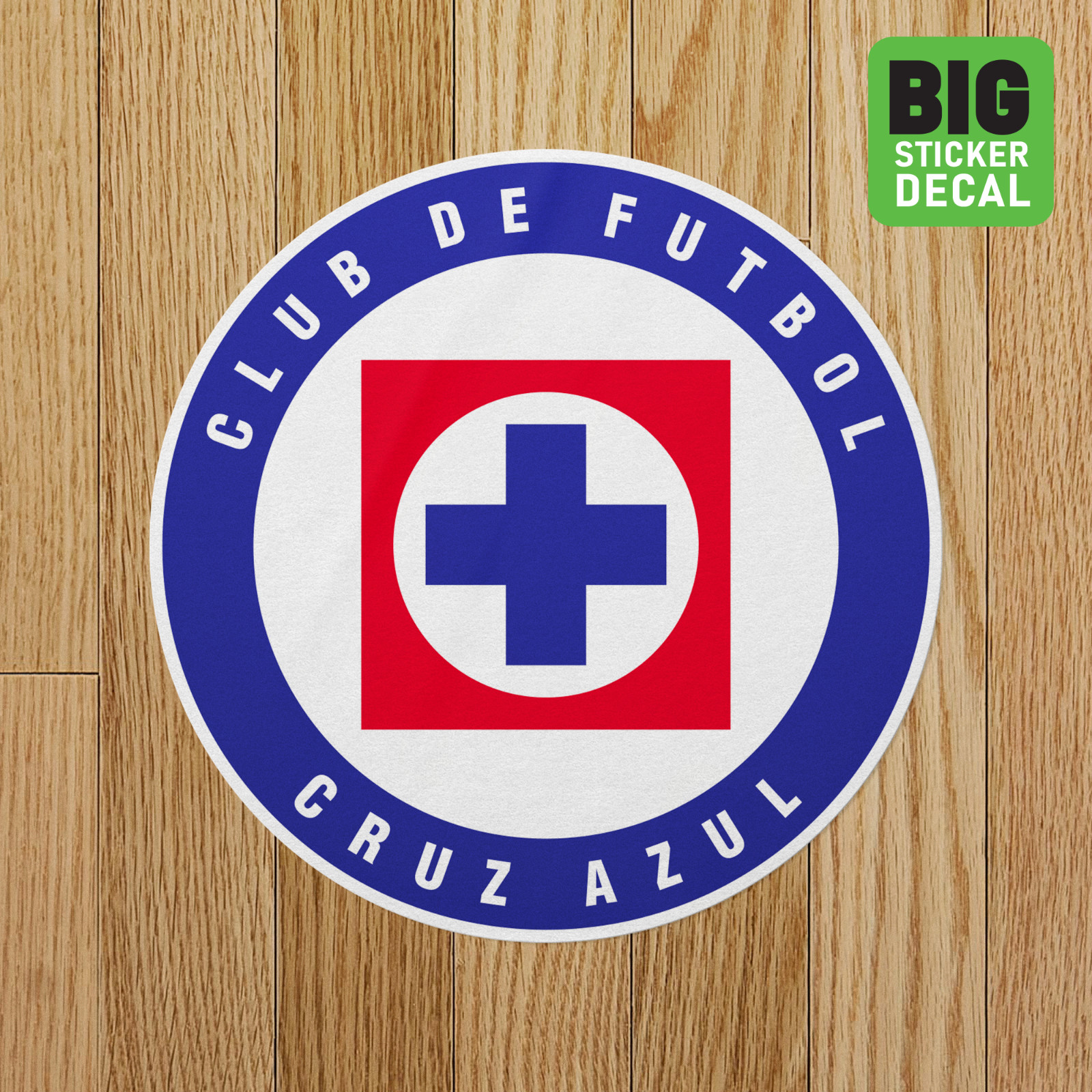 Cruz Azul Mexico Big Laminated Vinyl Sticker Car Decal Calcomania Carro