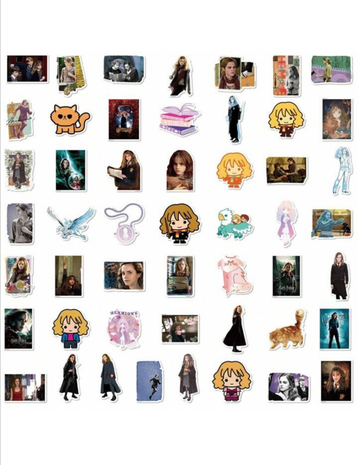 20 PCS Harry Potter Series Hermione Character Stickers BRAND NEW