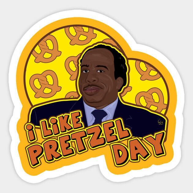 THE OFFICE Vinyl Stickers [F] FALSE Pretzel Day STAPLER JELLO Scott's Totts +
