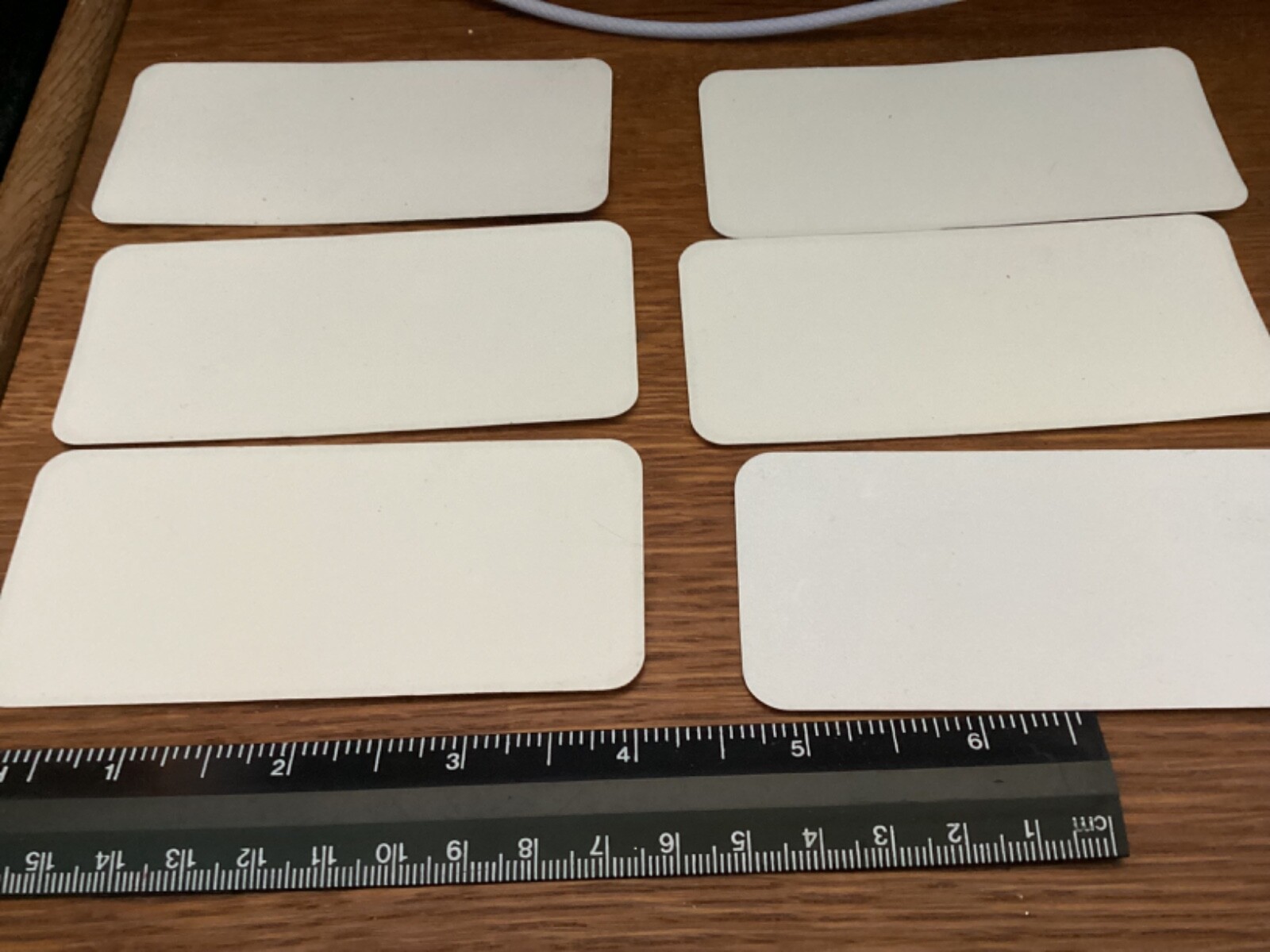SIX DIFFERENT 4 X 1.75 INCH YETI STICKERS