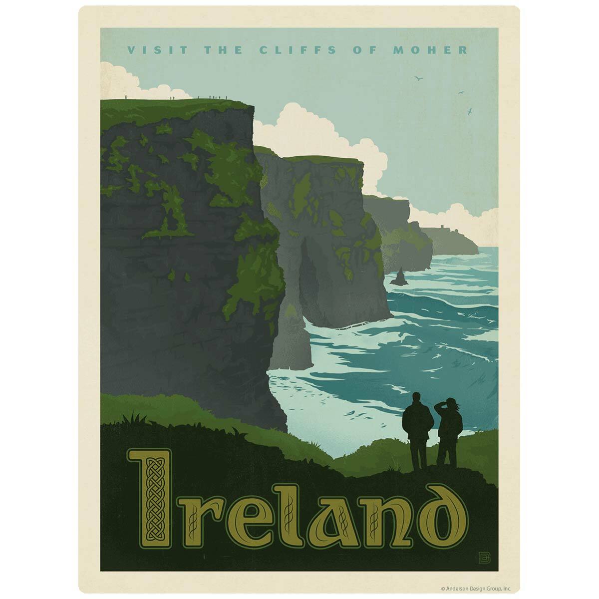 Ireland Cliffs of Moher Decal Peel and Stick