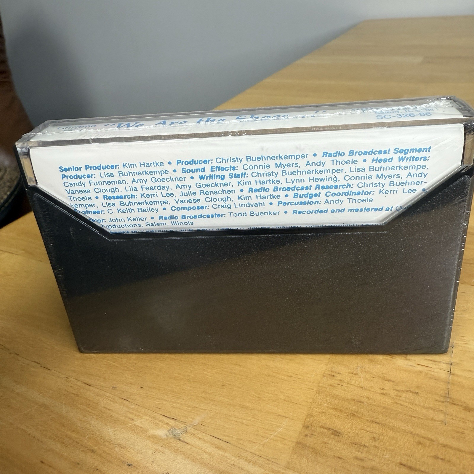 Teutopolis Wooden Shoes 1986 Class A State Champions Memorabilia Cassette NEW