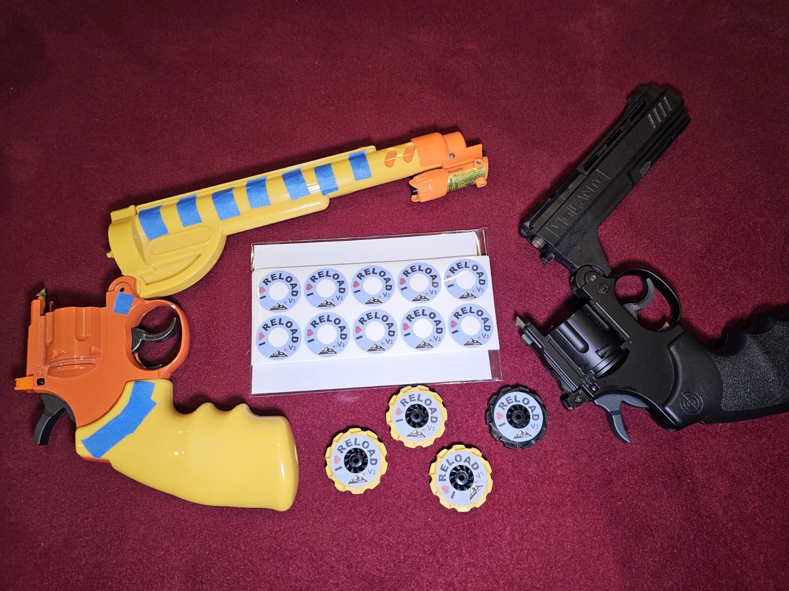 I LOVE RELOAD PAPER DISK WITH ADHESIVE V2 (NO MESS) BY SEEK FOR ADVENTURE (60)