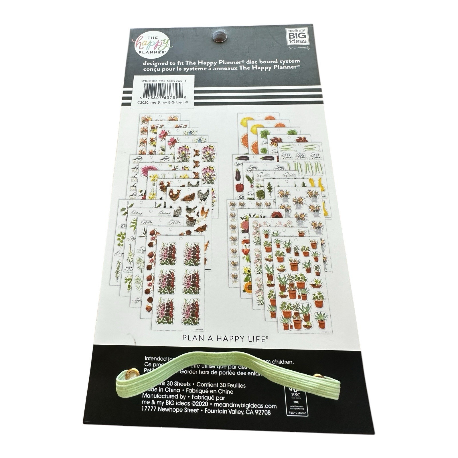 The Happy Planner Garden Flowers Book Of Stickers – 460 Total