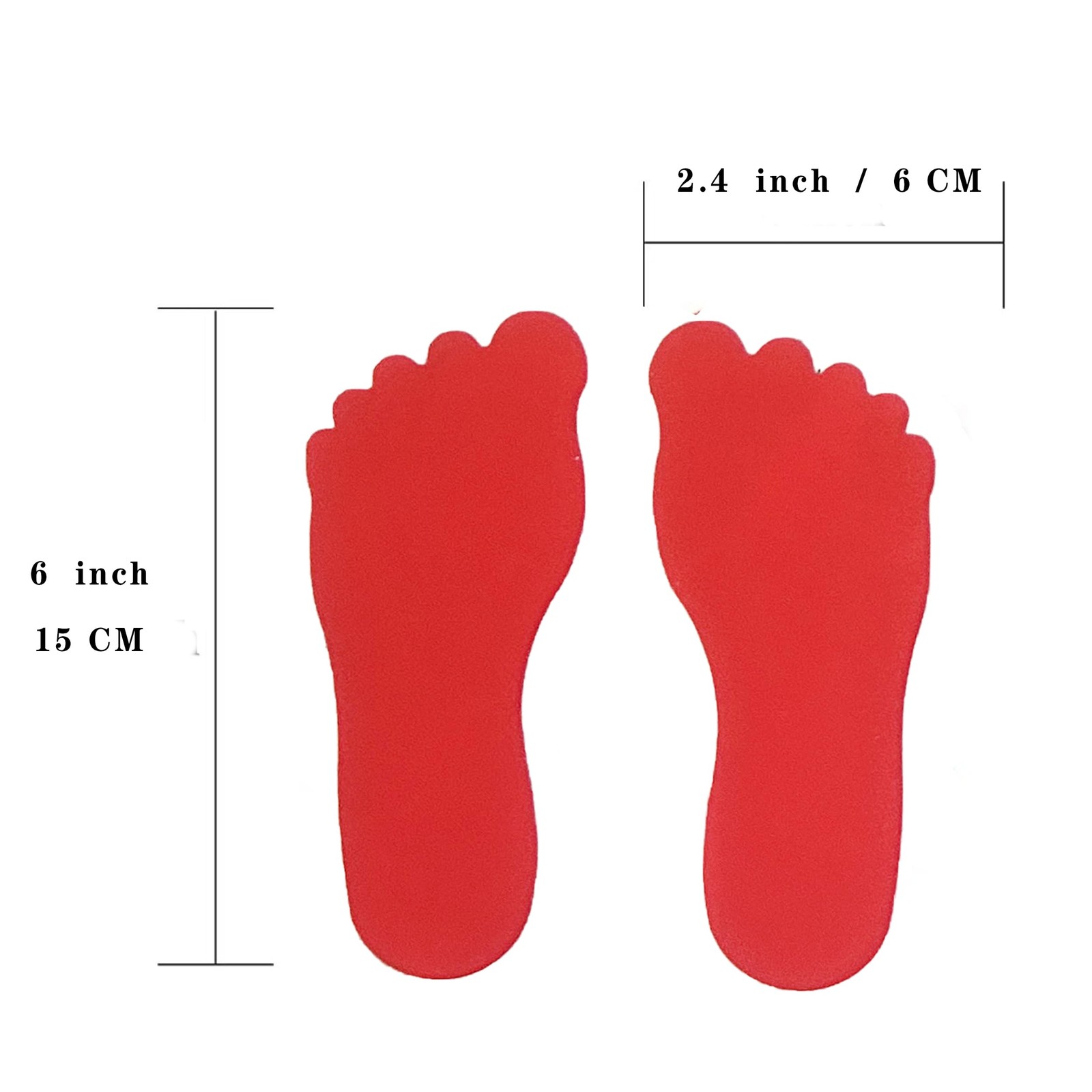 42 Pairs Footprint Decal Stickers Classroom Decor for Kids Office Shool Floor