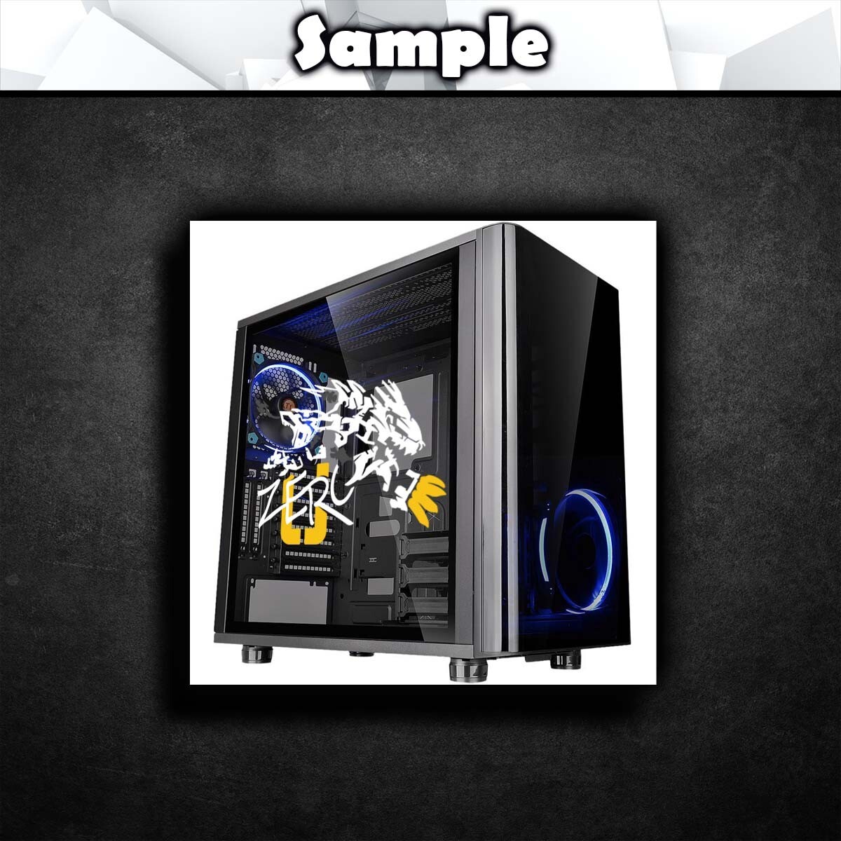 Liger Zero Zoids Vinyl Decal Sticker (Anime Mecha Car Laptop PC Tower Decor)