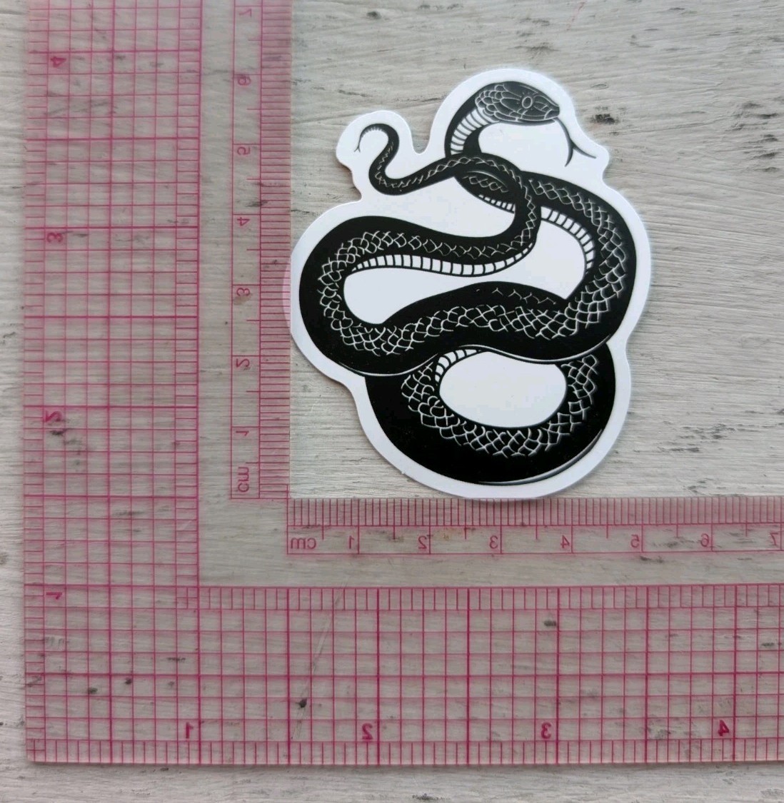 Haunted Doll Active Spirit Negative Demonic Scary Horror Snake Sticker 1 Pc