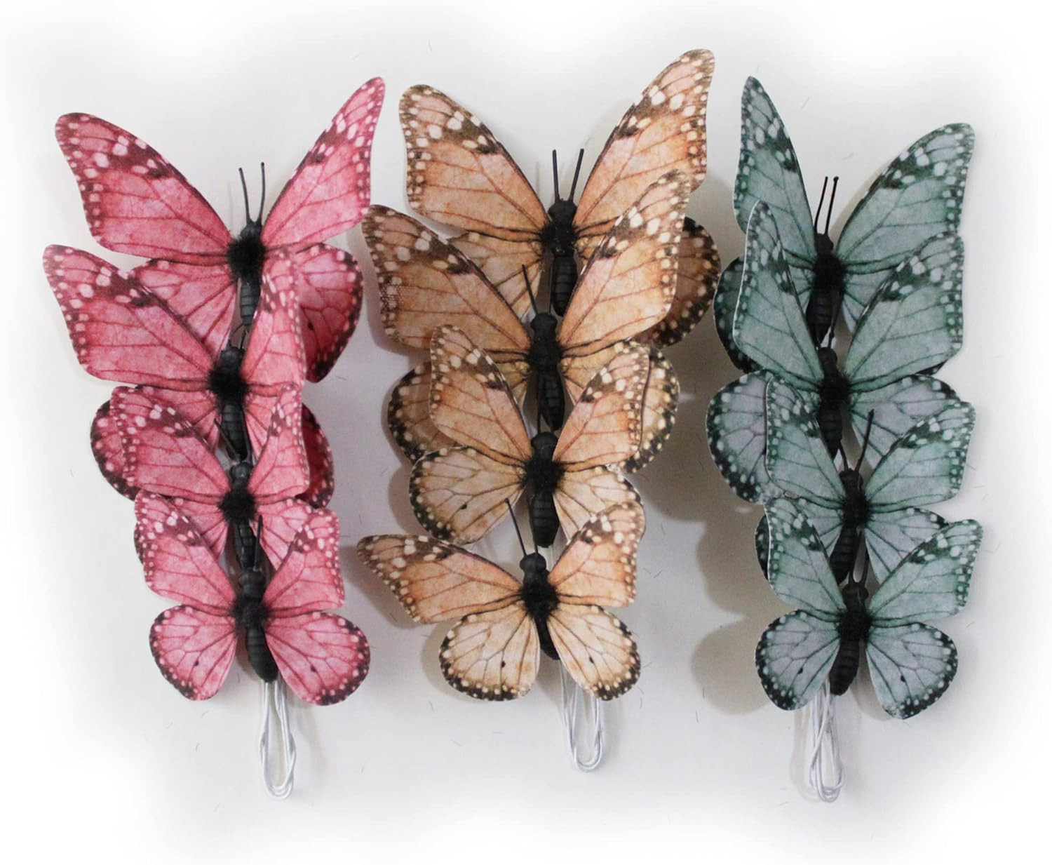 Butterfly Wall Decor 12PCS 2Sizes, 3D Butterfly Decor Fake Butterfly Wall Butter
