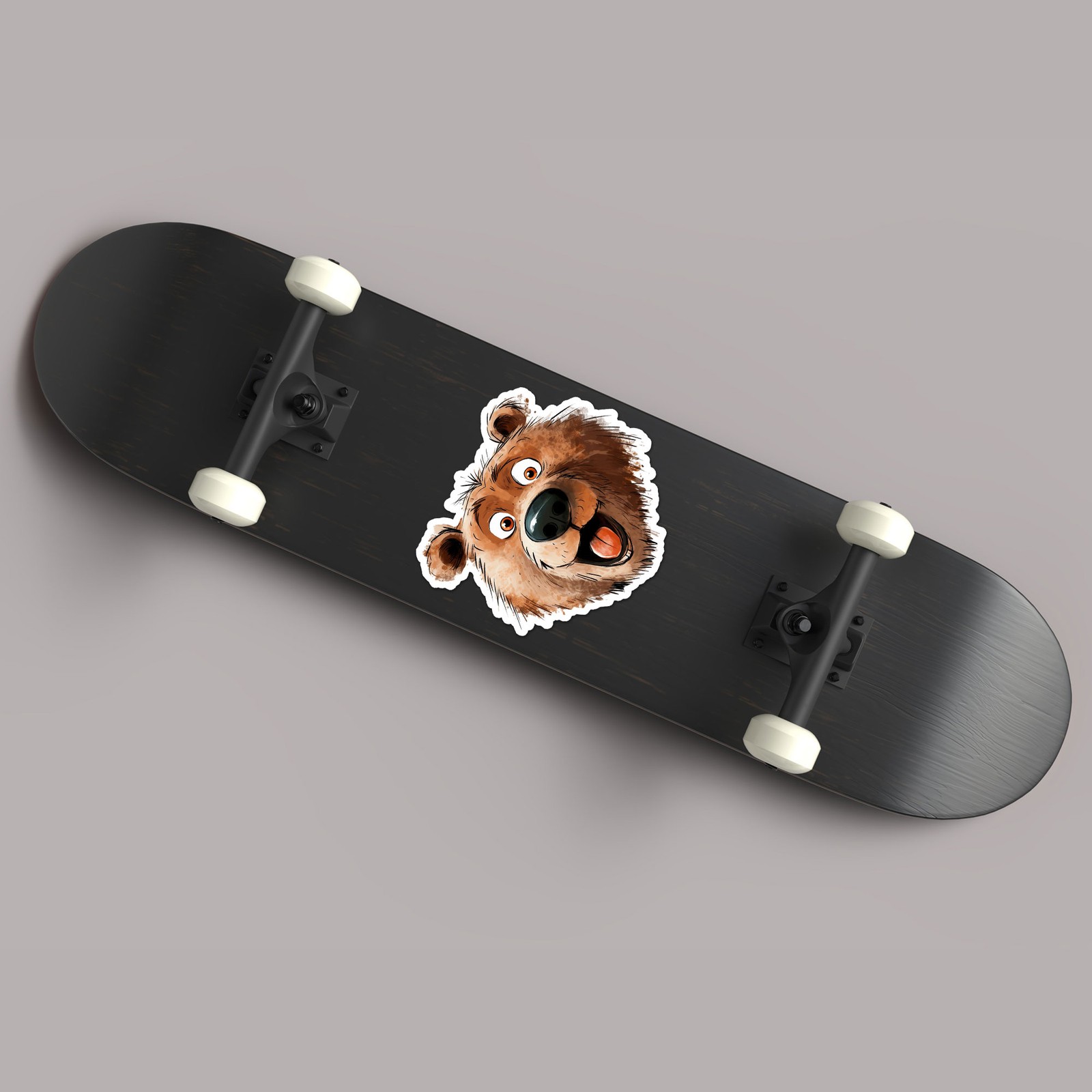 Cute Brown Bear – Vinyl Decal Sticker – Car Window Laptop – ebn12388