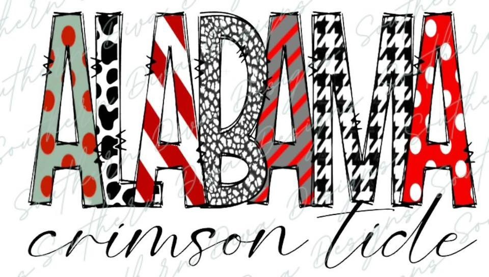 Alabama Crimson Tide Sticker Decal laptop vinyl decal