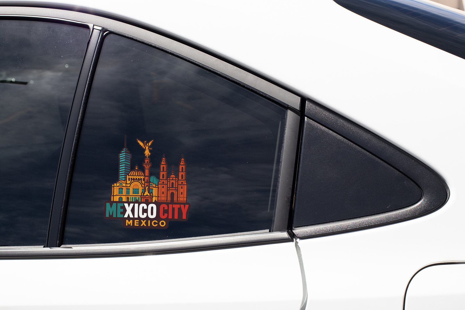 Mexico City Sticker Decal Vinyl Die-Cut City Skyline Landmark Design