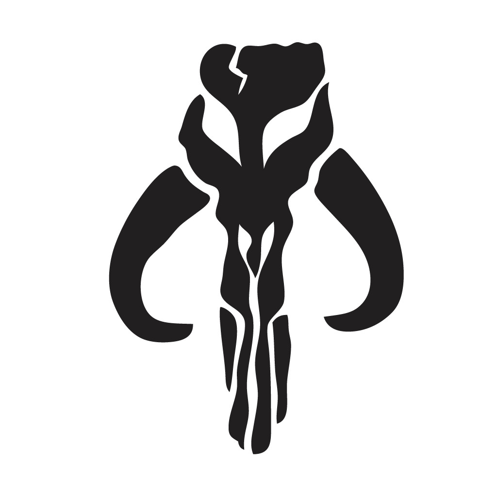 Mandalorian BOBA FETT MYTHOSAUR STICKER VINYL DECAL STAR WARS Mando