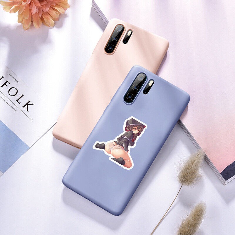 50PCS Anime Hentai Stickers Bomb Sexy Waifu Decals Vinyl Girls Laptop Skateboard