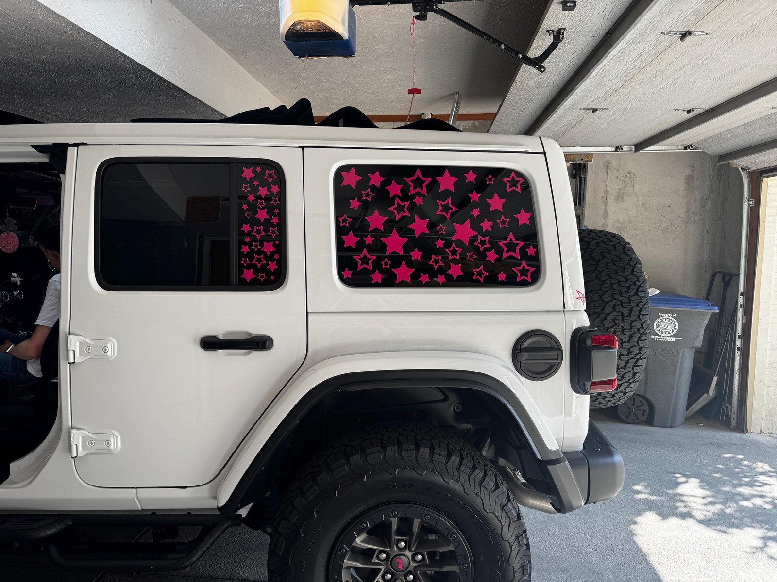 Reflective Stars Decal Set 1”–5” Mixed Size Custom Vinyl Stickers Jeep SUV Cars