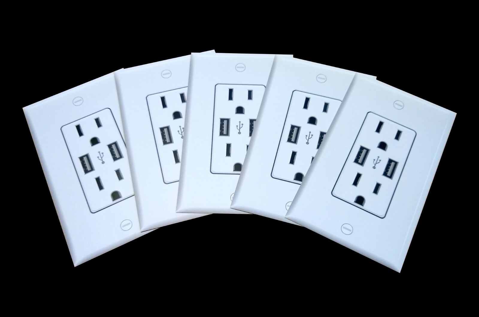 Electrical Outlet Stickers 12-Pack USB Prank Fake Joke Funny Custom HQ Sticker