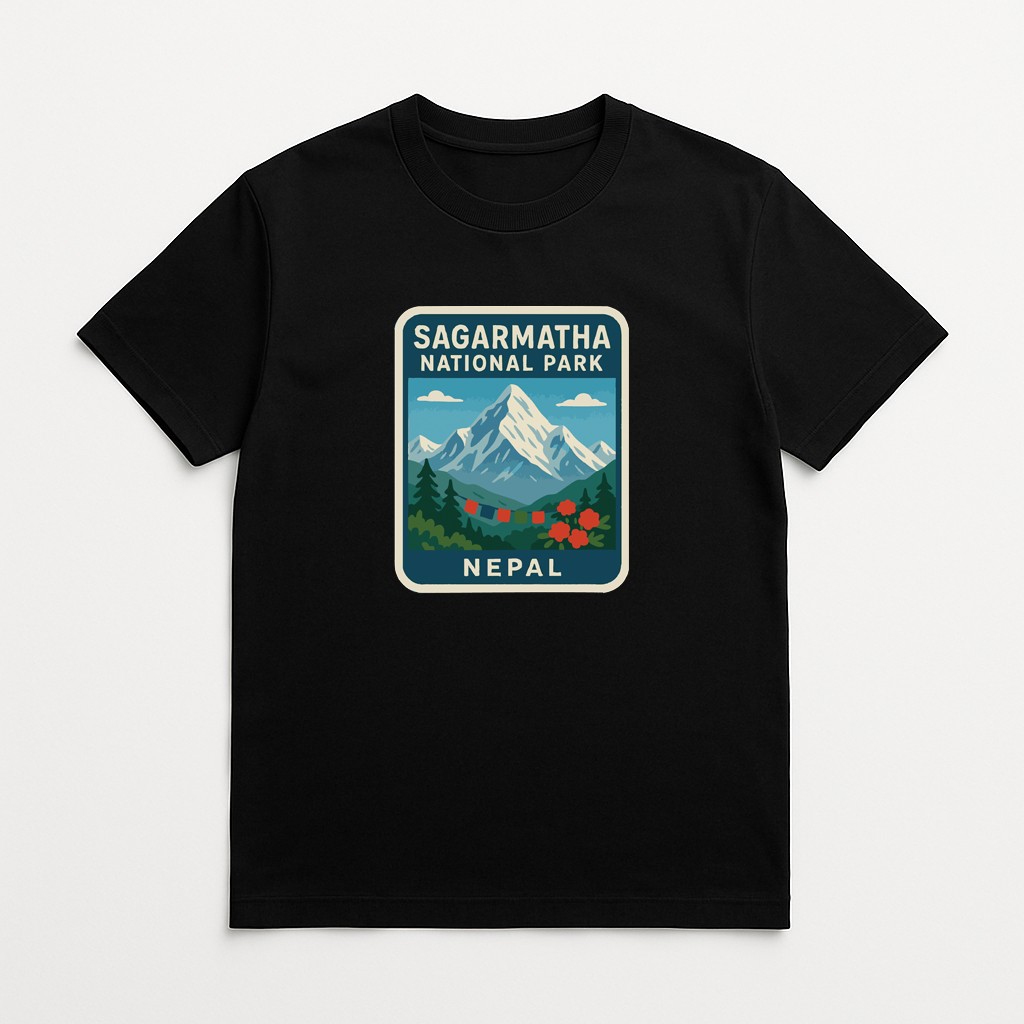 Sagarmatha Nepal Iron On Heat Transfer Vinyl HTV Die-Cut World National Parks