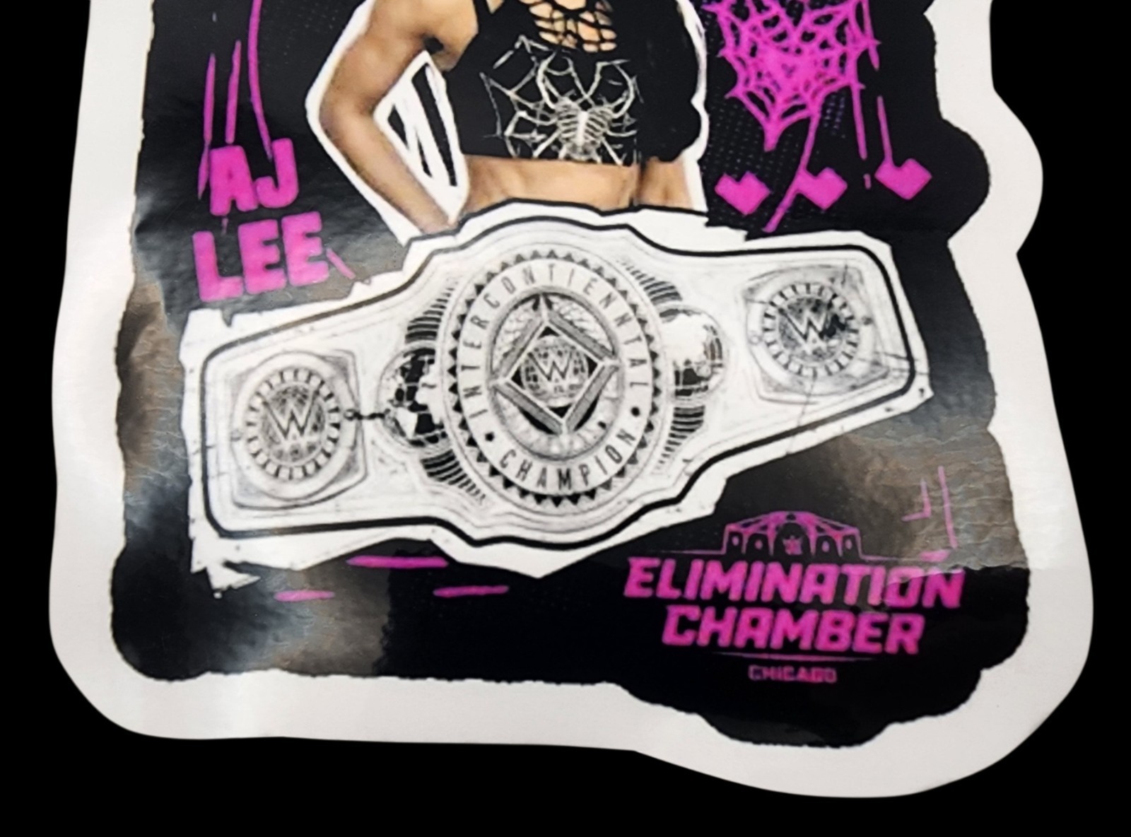 Female Wrestler Waterproof Car Decal Laptop Vinyl Sticker Large